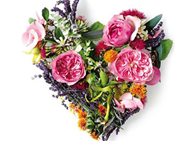 Heart-Shaped Floral Arrangement